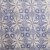 White With Blue Batik Pattern Hand Stamped Batik Pants