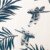 White With Navy Dragonfly Pattern