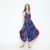 Purple Barong Ruffle Skirt