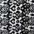 White And Black Small Pattern Yoga Pants For Women